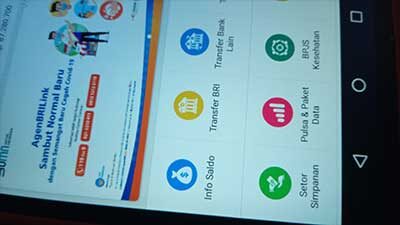 menu Setor Simpanan di BRILink