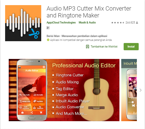 aplikasi editor musik terbaru