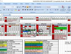 Download Contoh Kalender Pendidikan MDTA 2021 – 2022
