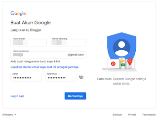 Cara buat akun gmail tanpa nomor hp