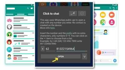 kirim WhatsApp tanpa simpan nomor