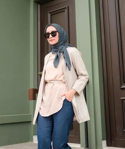 tutorial hijab segi empat