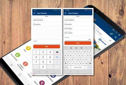 cara setor pinjaman brilink mobile