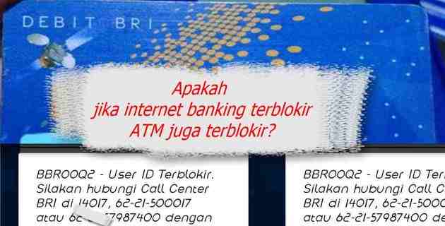 internet banking terblokir