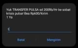 cara transfer pulsa indosat