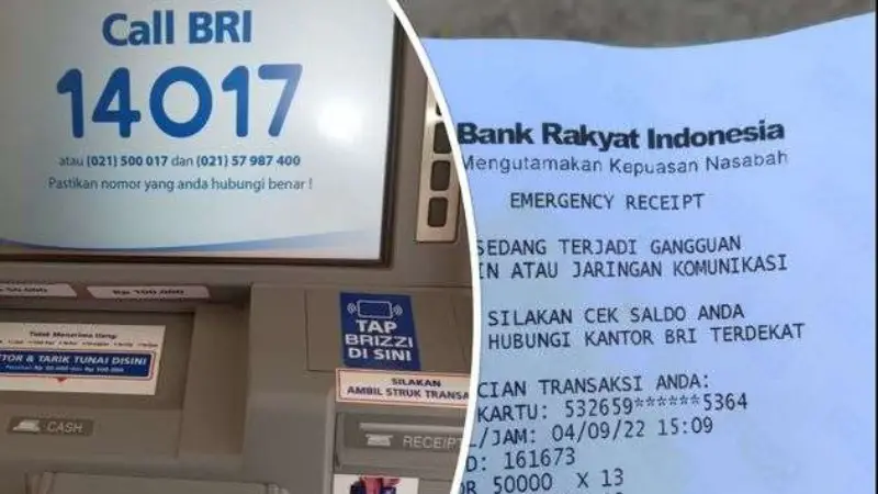 Uang Nyangkut Di ATM BRI