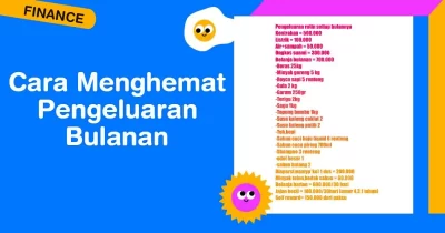 cara menghemat pengeluaran bulanan